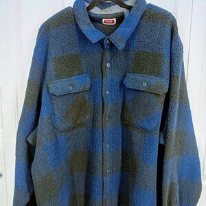 Wrangler Men's Lumberjack Fleece Shirt/Jacket, 5XL